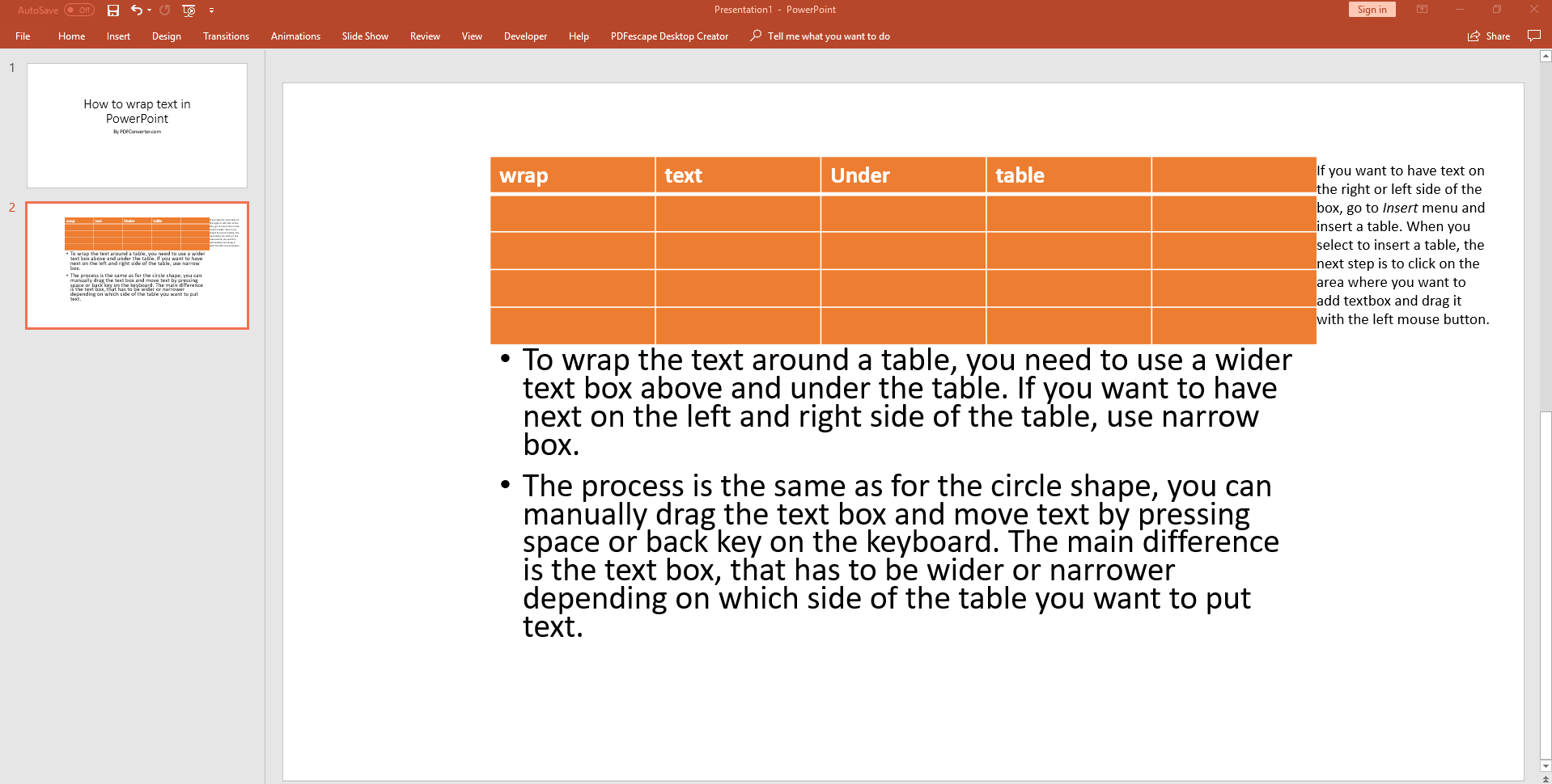 curve text in powerpoint for mac 2011